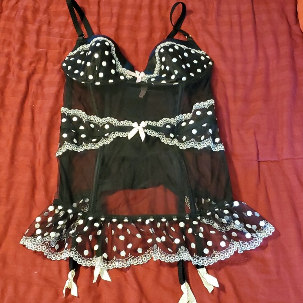 VS Polka Dot Corset 36D